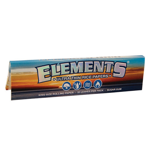 Elements - King Size Rolling Papers 33 Leaves