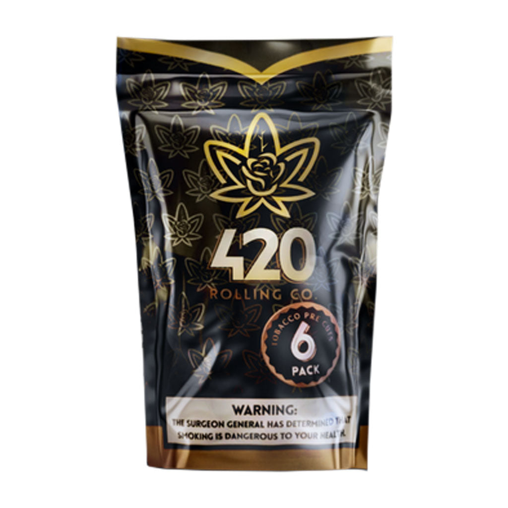 420 Rolling co - Natural Precuts Leaf (6pk)