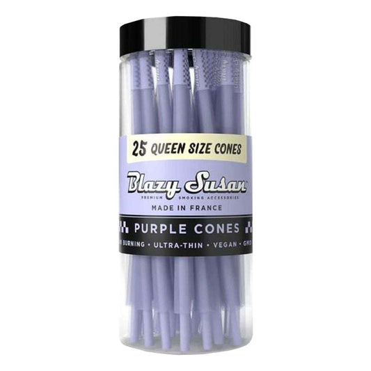 Blazy Susan - Purple Queen Size Cones (25ct Jar)