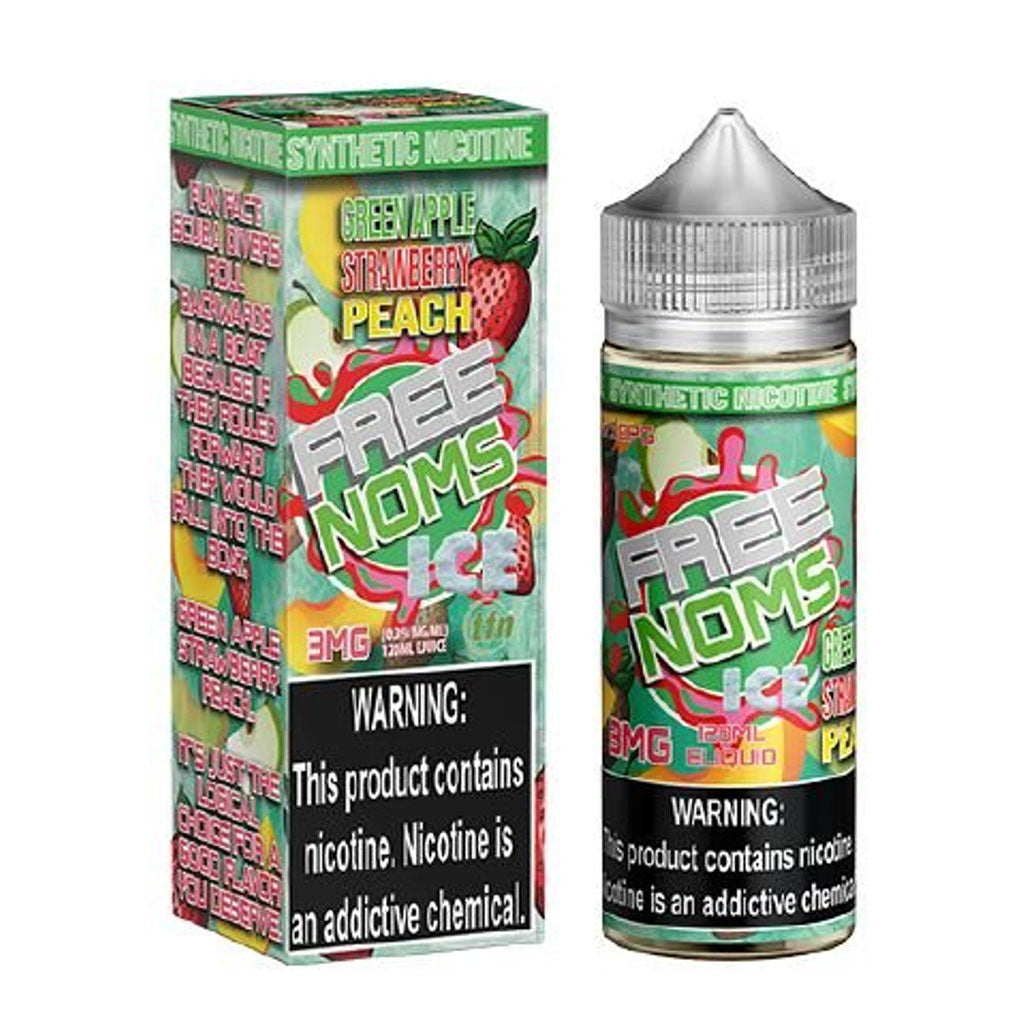 FreeNom E-liquid - Icy Tart Green Apple StrawPeach