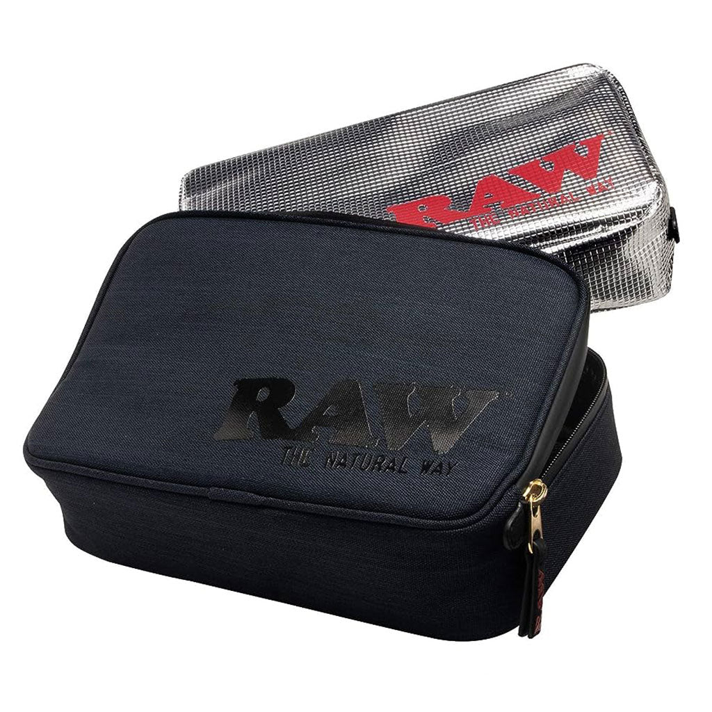 Raw - Smell Proof Bag Full Ounce (Black)