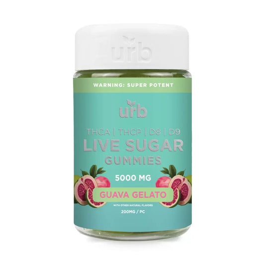 Urb Finest - THC-A 5000mg Live Sugar Gummies