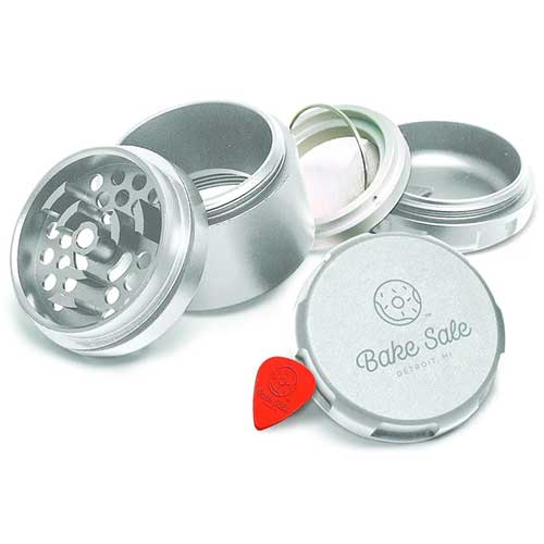 Bake Sale - 5-Piece - 63mm - Aircraft Grade Aluminum Grinder - Removable Magnetic Screen