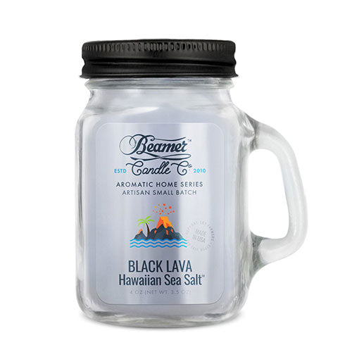 Beamer - Aromatic Home Series Candle (Black Lava Hawaiian Sea Salt)