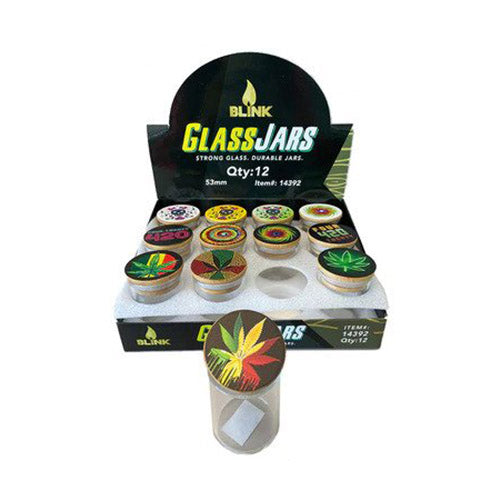 Blink - Glass Jars w/ Bamboo Top - MI VAPE CO 