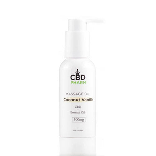 CBD Pharms - Coconut Vanilla CBD Massage Oil - MI VAPE CO 