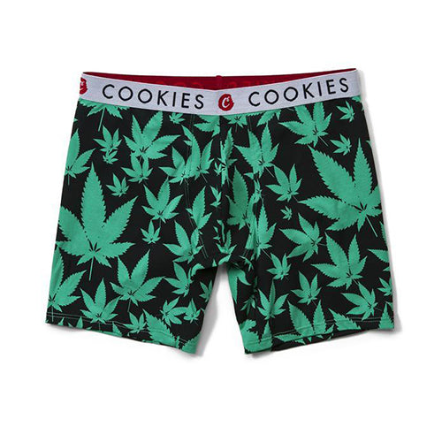 Cookies - Leaf Print Boxer Briefs - MI VAPE CO 