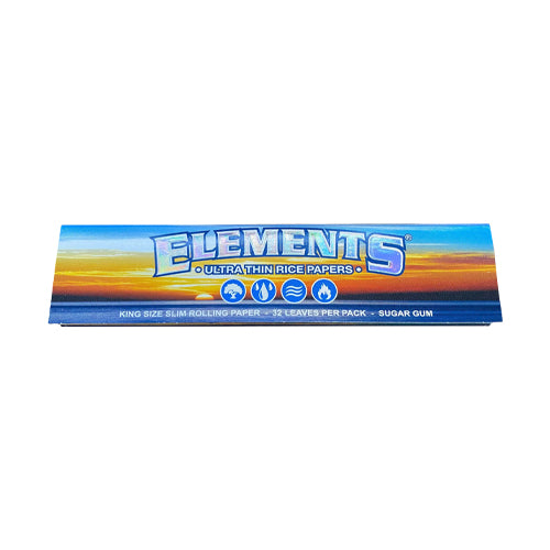 Element - King Size Slim Rolling Papers 32 Leaves - MI VAPE CO 