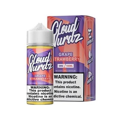 Cloud Nurdz E-Liquid - Grape Strawberry - MI VAPE CO 