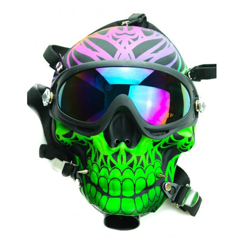 Gas Mask - Mesh Skull (Assorted) - MI VAPE CO 