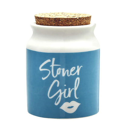 Fashioncraft - Stoner Girl Ceramic Stash Jar - MI VAPE CO 