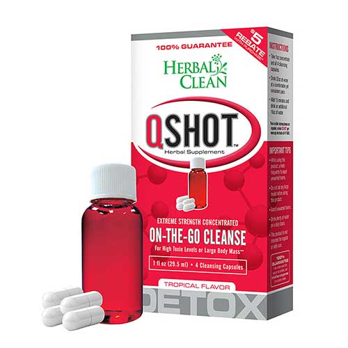 Herbal Clean - Q-Shot 1oz Cleaner w/ 5px Tablet