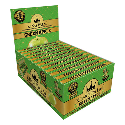 King Palm - King Size Rolling Papers w/ Flavored Tips (24pk)