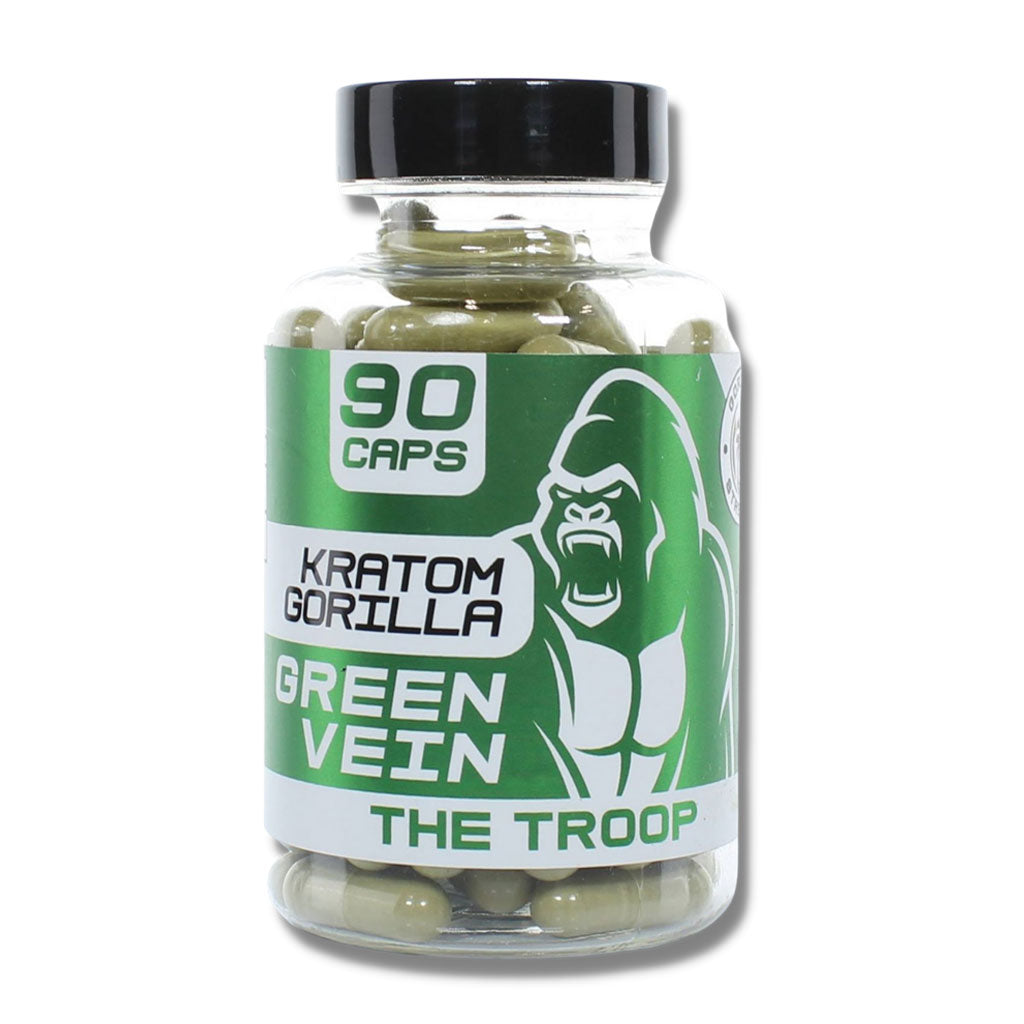 Kratom Gorilla - Green Vein Kratom Capsules
