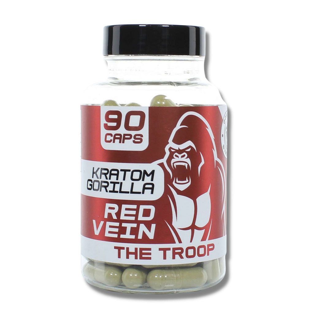 Kratom Gorilla - Red Vein Kratom Capsules