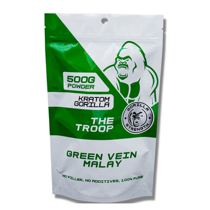 Kratom Gorilla - Green Vein Malay Kratom Powder