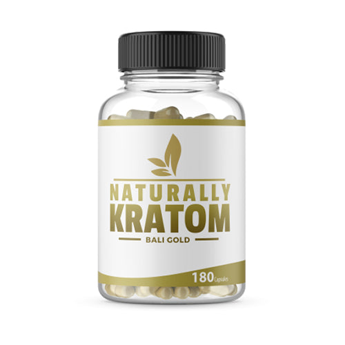 Naturally Kratom - Gold Bali Kratom Capsules - MI VAPE CO 