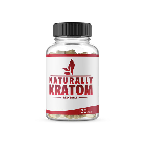 Naturally Kratom - Red Bali Kratom Capsules - MI VAPE CO 