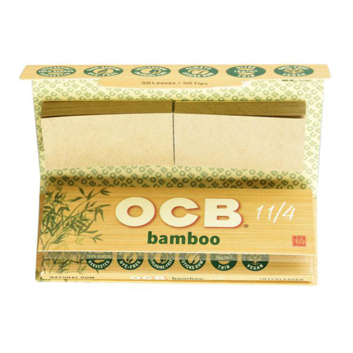 OCB - Unbleached Bamboo Rolling Papers w/ Tips