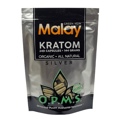 OPMS Kratom - Green Vein Malay Capsules - MI VAPE CO 