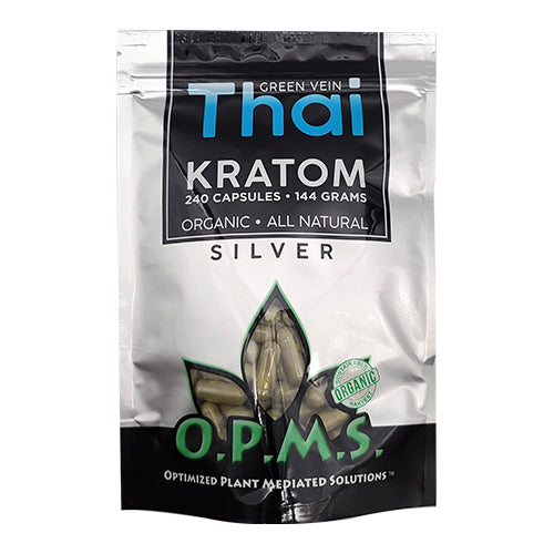 OPMS Kratom - Green Vein Thai Capsules - MI VAPE CO 