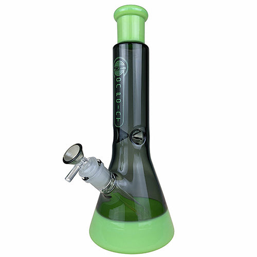 On Point Glass - 12" Dual Color Art Beaker Water Pipe