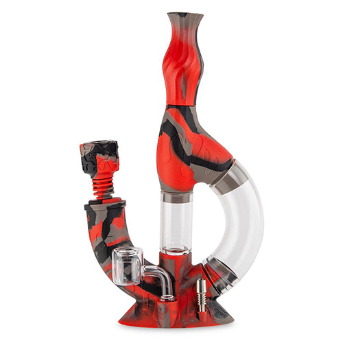 Ooze - Echo Silicone Glass Waterpipe & Nectar Collector - MI VAPE CO 