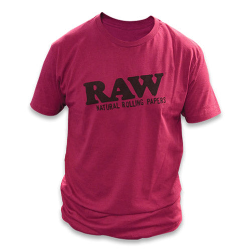 Raw Apparel - T Shirt Maroon - MI VAPE CO 