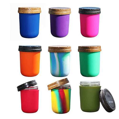 Re Stash - 8 oz Stash Jars Assorted Colors