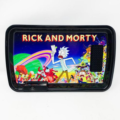 Rick & Morty - LED Rolling Tray - MI VAPE CO 