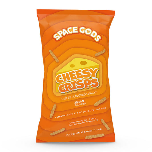 Space Gods - Delta 9 THC Space Crisps (Cheesy Crisps)