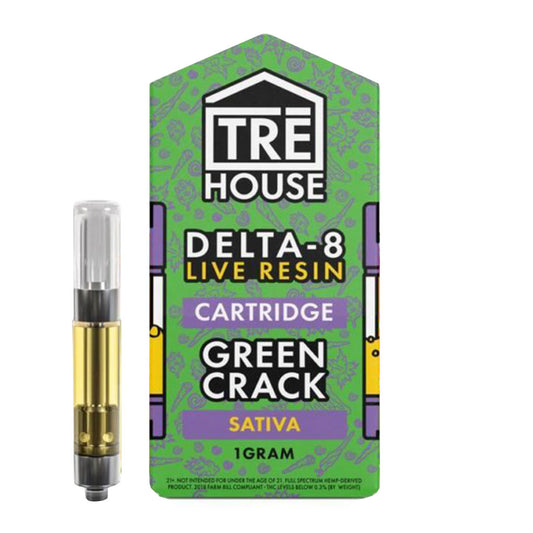 Tre House - Delta 8 Live Resin 1 Gram Cartridge