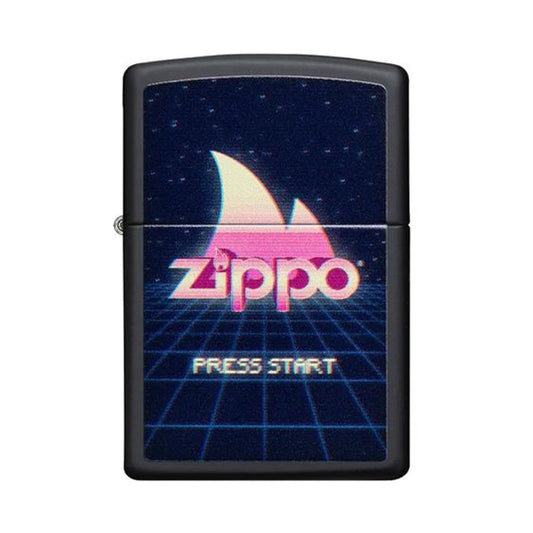Zippo Lighter - Retro Game Design