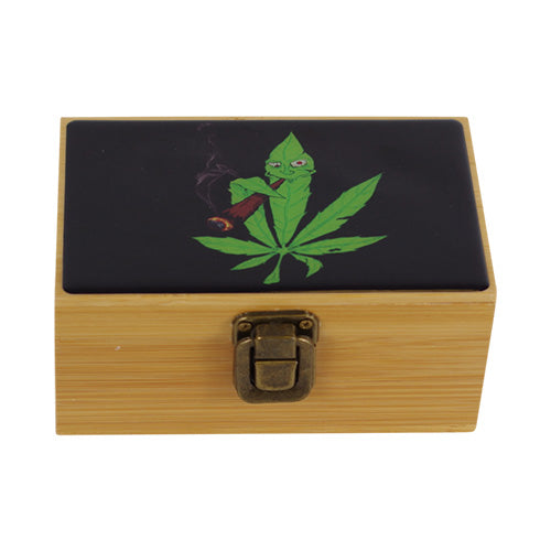 Cali Factory Bamboo - Medium Box Set w/ Jar & Grinder - MI VAPE CO 