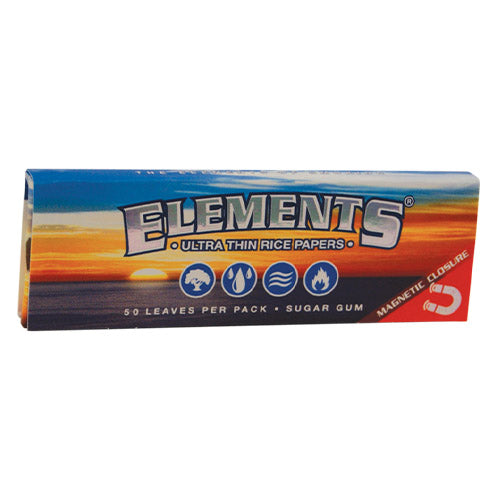 Element - 1 1/4 Rolling Papers W/ Magnetic Closure - MI VAPE CO 