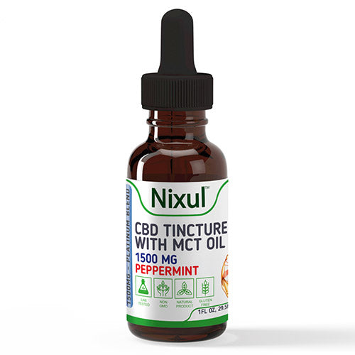 Nixul CBD - CBD Tincture - Peppermint - MI VAPE CO 