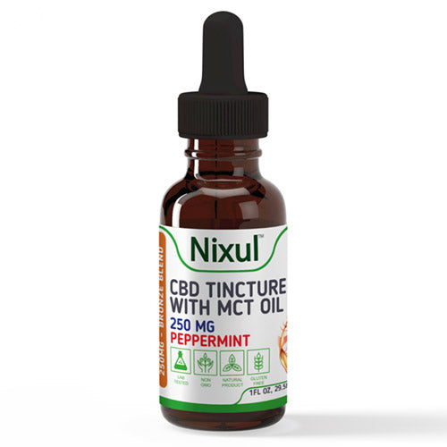 Nixul CBD - CBD Tincture - Peppermint - MI VAPE CO 