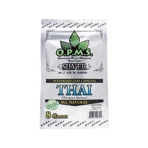 OPMs - Silver Thai Kratom Capsules - MI VAPE CO 
