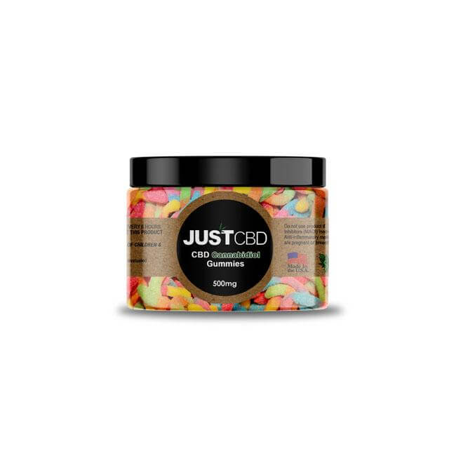 Just CBD - Sour Gummy Worms - MI VAPE CO 